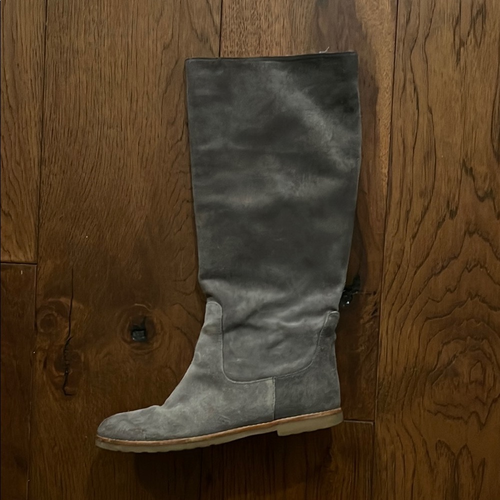 MICHAEL Michael Kors Women's Kenton Flat Boot,Slate Size 7.5